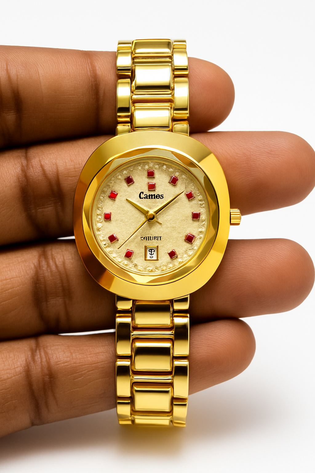 Montre Bracelet Dorée Femme – Élégance Camelot
