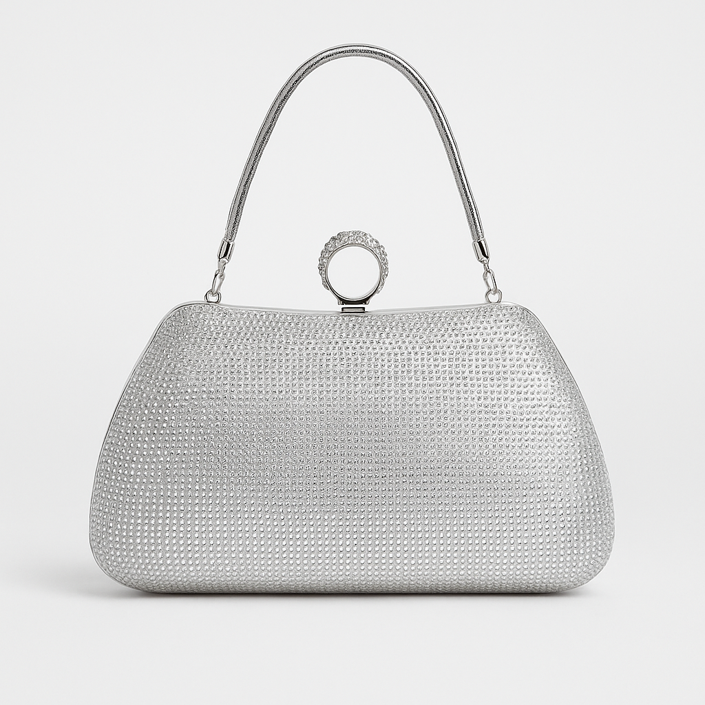 Pochette dorée scintillante