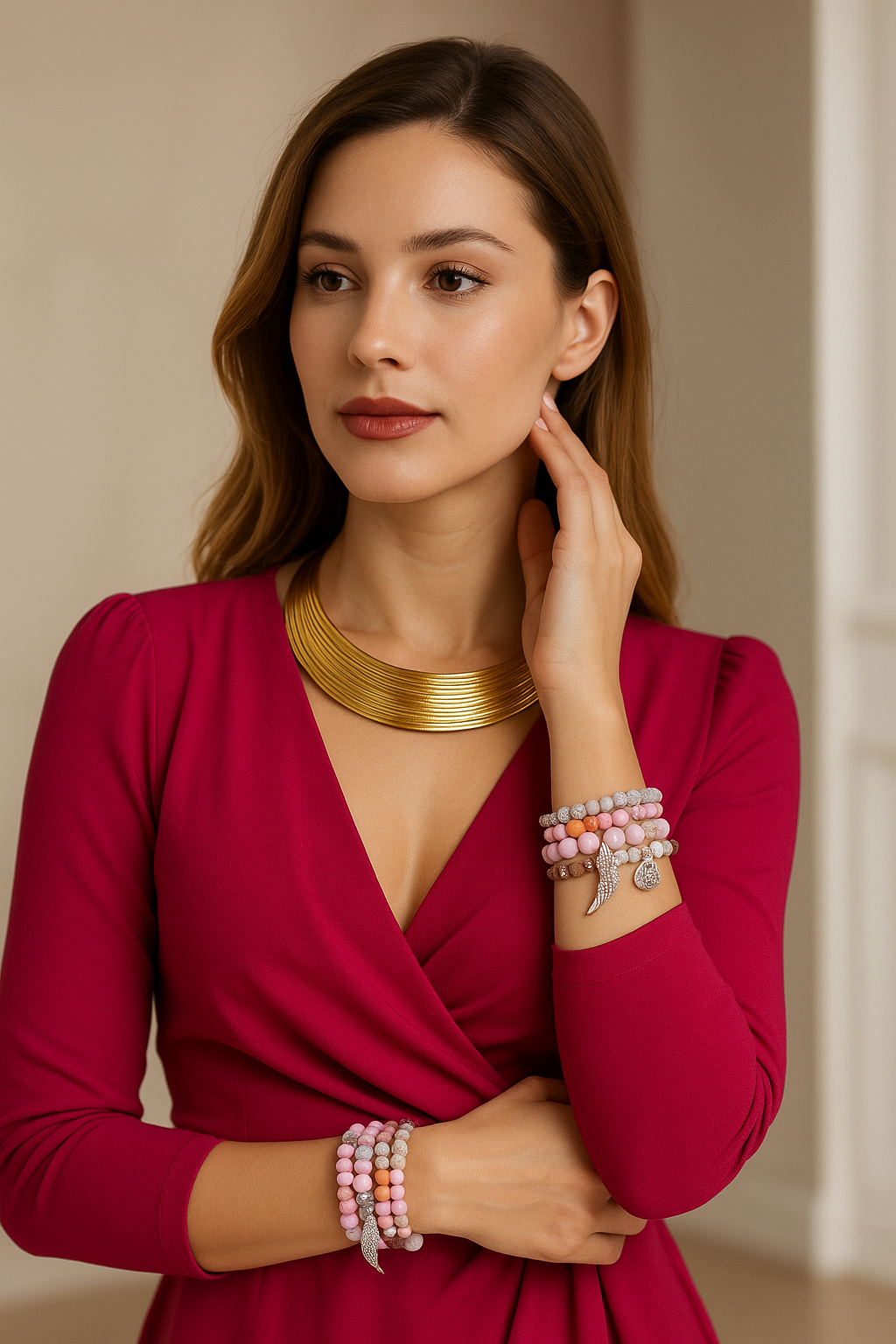 Bracelets Fantaisie Paris – Lot de 4 Bracelets Perlés