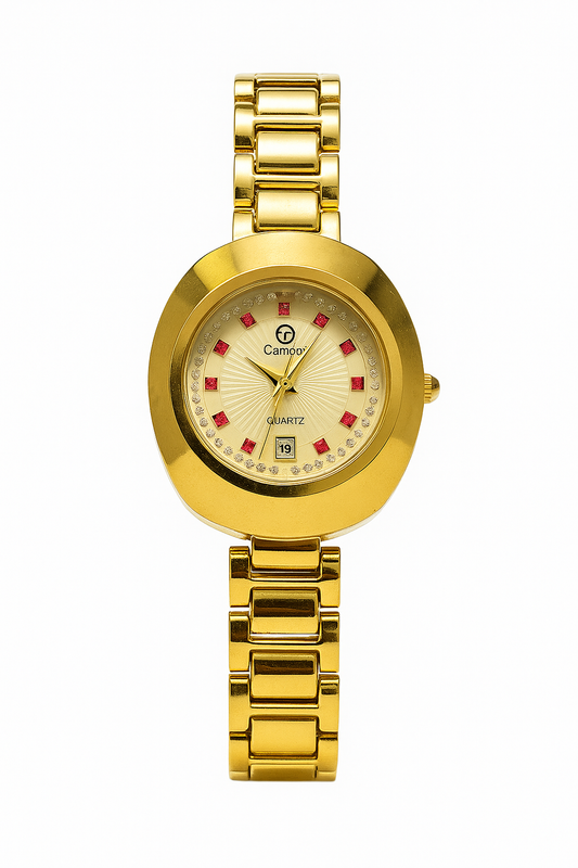 Montre Bracelet Dorée Femme – Élégance Camelot