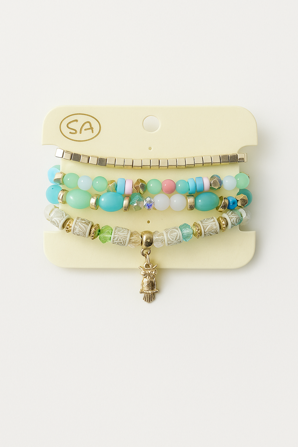 Bracelets Bohème Pastel – Lot de 4